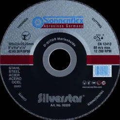 Sonnenflex skæreskive Ø115 x 2,5 mm| Skære- Og Slibeskiver