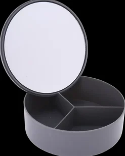 Spejl med organizer Ø14 cm - assorterede farver| Øvrige Artikler