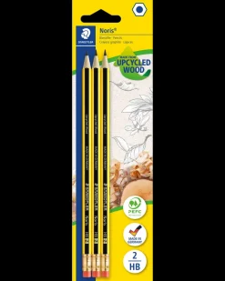 Staedtler Blyant Noris HB med viskelæder 3-pak| Kontorartikler