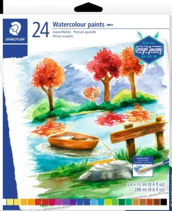 Staedtler Design Journey Akvarelmaling 24-pak 12ml| Øvrige Hobbyartikler