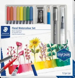 Staedtler Design Journey Vandfarvesæt - 12 dele| Øvrige Hobbyartikler