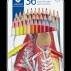 Staedtler Farveblyanter i metalæske 36-pak| Øvrige Hobbyartikler