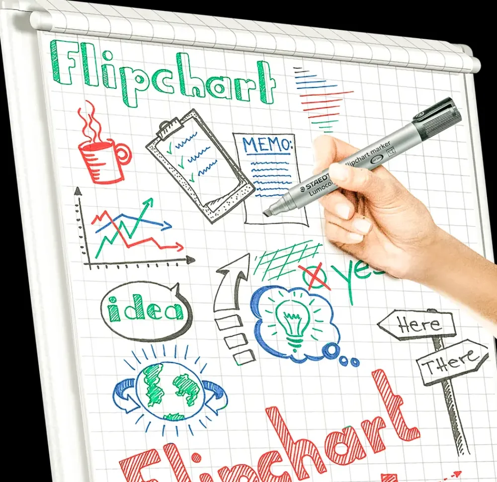 Staedtler Lumocolor flipchart marker 4 stk.| Kontorartikler