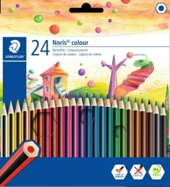 Staedtler Noris Farveblyanter 24-pak| Øvrige Hobbyartikler