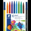 Staedtler Noris filttusser 10-pak| Kontorartikler|Øvrige Hobbyartikler