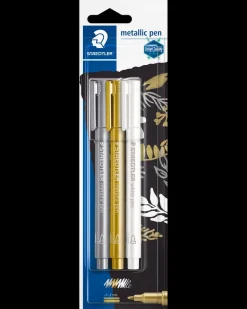 Staedtler Pen metallic 3-pak| Kontorartikler