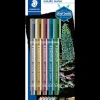 Staedtler Pen metallic 5-pak| Kontorartikler