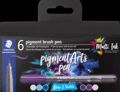 Staedtler Pensel tusch pigmentart violet 6-pak| Øvrige Hobbyartikler