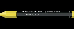 Staedtler Permanent mærkekridt Lumocolor - gul| Kontorartikler