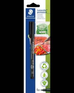 Staedtler Permanent pen Lumocolor 1,0 mm - sort| Kontorartikler