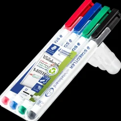 Staedtler Whiteboardpen 4-pak - 1 mm| Kontorartikler