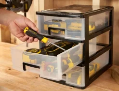 Stanley Organiser transparent L| Værkstedsinventar