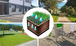 Stella Green Græsarmering - 49 x 49 cm sort| Afvanding Og Dræn