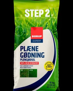 BORUP Expert Step 2 Plænegødning - 15 kg| Gødning Og Jord