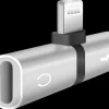 STEVISON 2-i-1 Lightning splitter| Mobiltilbehør