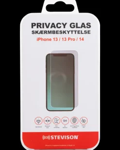 STEVISON Privacy-Glas til iPhone 13, 13 Pro og 14| Mobiltilbehør