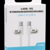 STEVISON USB-C til USB-C kabel 2 m| Mobiltilbehør