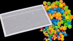 Stiftmosaik - Sæt med 128 dele| Øvrigt Legetøj