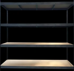 Rockfort Stålreol med 4 hylder 200 x 220 x 70 cm| Stålreoler