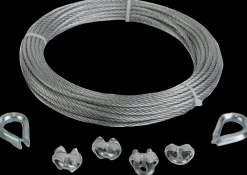 Mitsutomo Stålwiresæt Ø3 mm 10 meter| Øvrige Monteringsbeslag