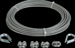 Mitsutomo Stålwiresæt Ø3 mm 10 meter PVC| Øvrige Monteringsbeslag