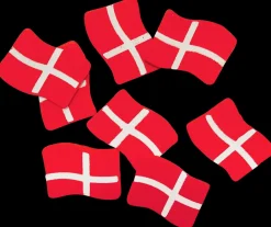 Strøflag i træ 45-pak| Festartikler