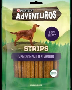 Adventuros Strips godbidder - 90 g| Hundefoder, Kattemad Og Godbidder