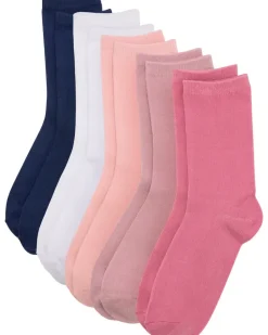 byKIDS Strømper Rosa - 5-pak| Øvrige Produkter|Strømper Og Arbejdsstrømper