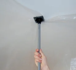 Støvvæg i bæretaske| Afdækning