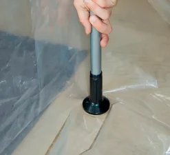 Støvvæg i bæretaske| Afdækning