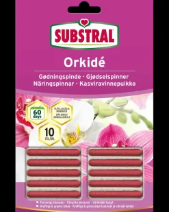 Substral Gødningspinde Orkidé 10-pak| Gødning Og Jord