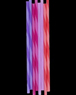 Sugerør 80-pak - Lilla og pink|Børn Festartikler|Nytår Med Børn