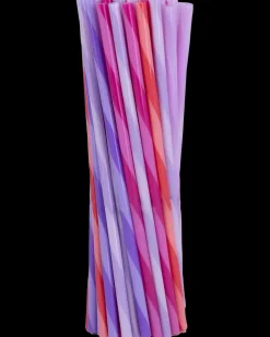 Sugerør 80-pak - Lilla og pink|Børn Festartikler|Nytår Med Børn