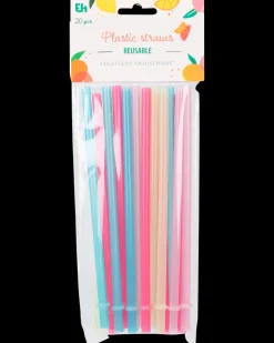 Sugerør 20-pak genanvendelige| Festartikler