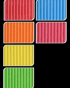 Sugerør pap 16-pak assorteret| Festartikler