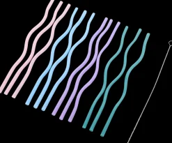 SJÖBO Sugerør snoet 12-pak| Øvrige Køkkenartikler