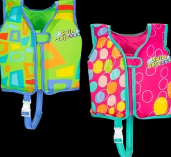 Svømmevest til børn S/M - assorterede farver| Vandleg