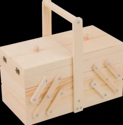 Syskrin fyrretræ H. 25 x B. 14,5 x L. 28 cm| Sy Og Strik