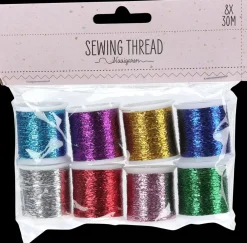 Sytråd metallisk 8-pak| Sy Og Strik