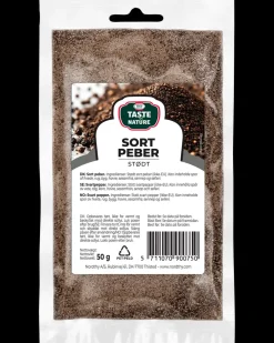Taste of Nature – Sort Peber Stødt 50 g| Reserve- Og Løsdele|Grilltilbehør