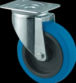 Tente Hjul 100 mm gummi - drej| Transporthjul Og Løse Hjul