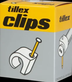 Tillex Clips 7-10 mm - grå| Kabelclips