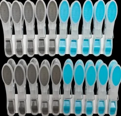SJÖBO Tøjklemme plast med soft-grip 20-pak| Tørrestativer Og Tøjklemmer