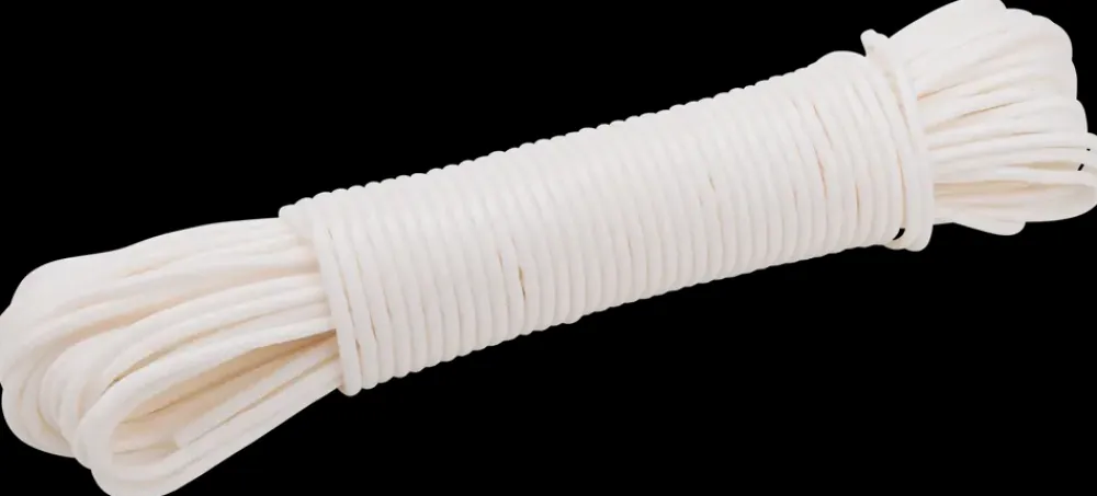 Clean Action Tøjsnor 3 mm x 20 m - Assorterede farver| Tørrestativer Og Tøjklemmer