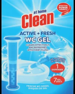 At Home Clean Toilet Gel Discs 30 ml| Rengøringsmidler