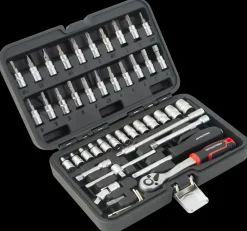 Mitsutomo Topnøglesæt 1/4" - 46 dele| Topnøglesæt Og Skralder