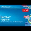 toppits Safeloc frysepose 3 L 15 stk.| Husholdningsartikler