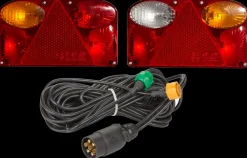 BRANFORD Trailerlygtesæt med kabel og stik| Trailerlygter