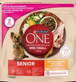 One Tørfoder Senior - Kylling 1,5 kg| Hundefoder, Kattemad Og Godbidder