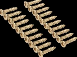 Arvid Nilsson Træskrue messing 2,5 x 12 mm 20-pak| Skruer